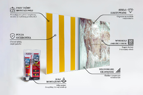 Stenska plošča za kuhinjo Tekstura marmornega kamna