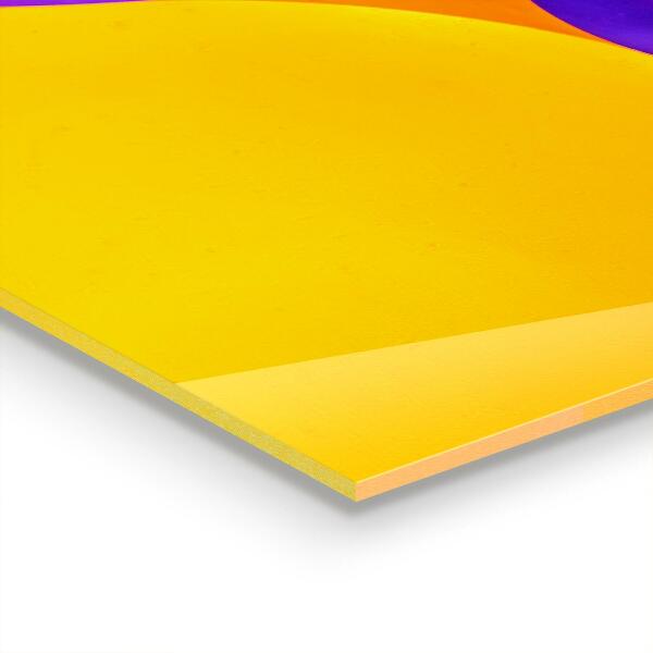 Stenska plošča za kuhinjo Pisani krogi