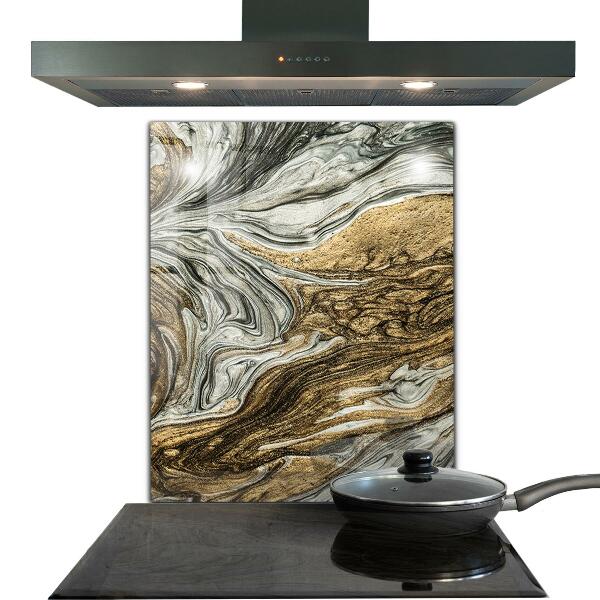 Stenska plošča za kuhinjo Kamnita struktura