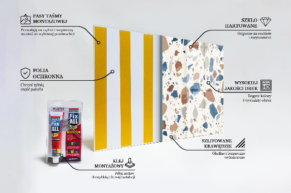 Stenska plošča za kuhinjo Terrazzo terrazzo kamen