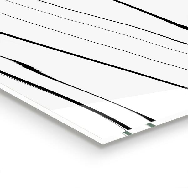 Stenska plošča za kuhinjo Bela marmorna struktura