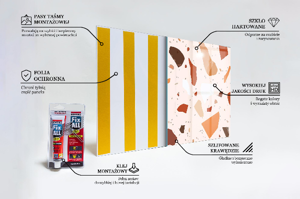 Stenska plošča za kuhinjo Terrazzo terrazzo kamen