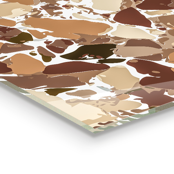 Stenska plošča za kuhinjo Naravni kamen teraco