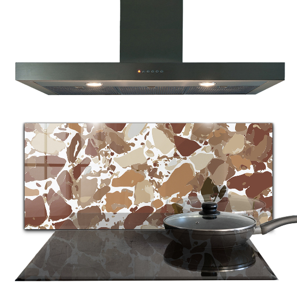 Stenska plošča za kuhinjo Naravni kamen teraco