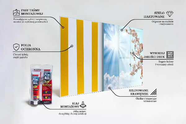 Zidna obloga za kuhinju Cvetoča magnolija