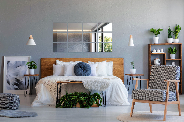 Zrcalne ploščice 6 kos 30x20 cm