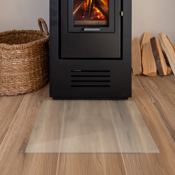 Kvadratno polprosojno steklo za pod kamin 60x60 cm
