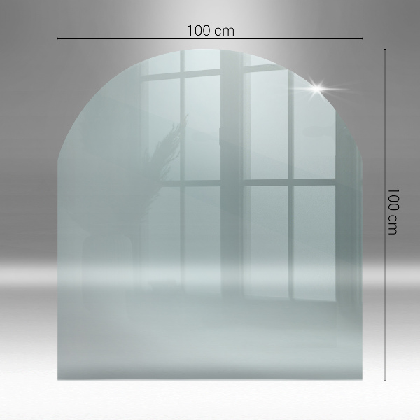 Steklo za kamin 100x100 cm