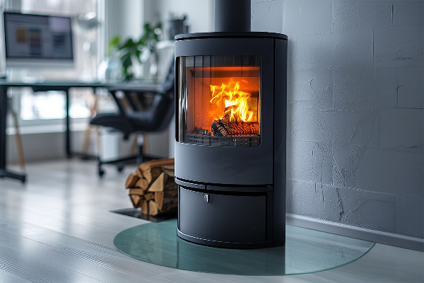 Steklo za kamin 80x70 cm