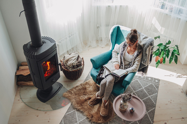 Podložna plošča za kamin fi80 cm