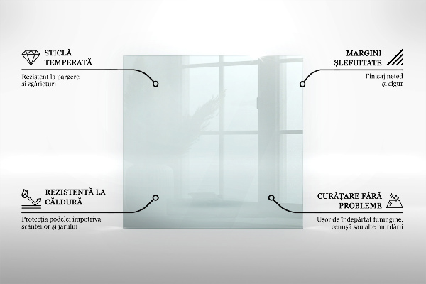 Steklo za kamin 100x50 cm