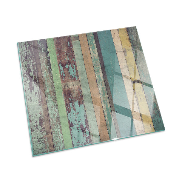 Kvadratna steklo za kamin Plošče v različnih odtenkih