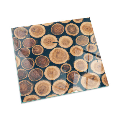 Kvadratna podložna plošča za kamin Škatla z rezanim lesom