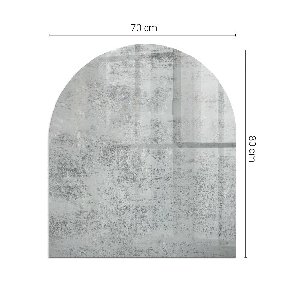 Polovalna kaljeno steklo za pod kamin Abstraktna tekstura ozadja