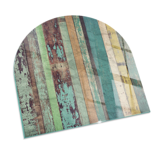 Polovalna ognjevarno steklo za kamin Plošče v različnih odtenkih