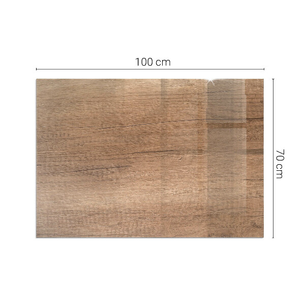 Pravokotna podložna plošča za kamin Naravni lesni vzorec