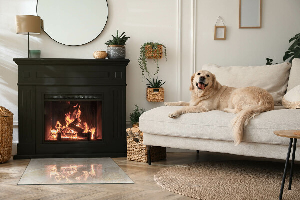 Pravokotna podložna plošča za kamin Vzorec naravnega kamna