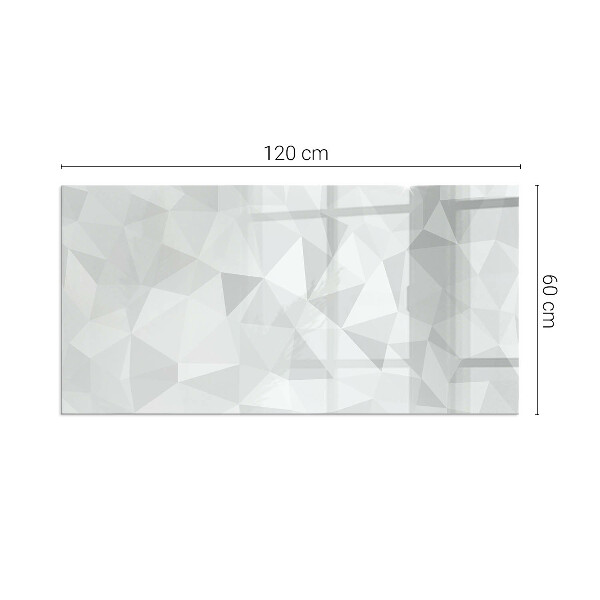 Pravokotna steklo za kamin Abstraktni geometrijski vzorec