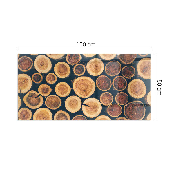 Pravokotna podložna plošča za kamin Škatla z rezanim lesom