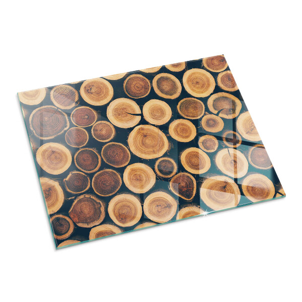 Pravokotna podložna plošča za kamin Škatla z rezanim lesom