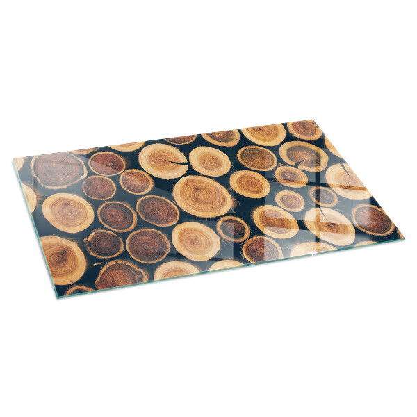 Pravokotna podložna plošča za kamin Škatla z rezanim lesom