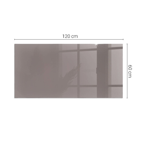 Pravokotna kaljeno steklo za kamin Barva Bež