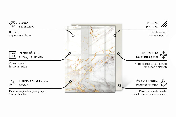 Dekorativna steklena mizna plošča z natisom Vzorec naravnega lesa in smole