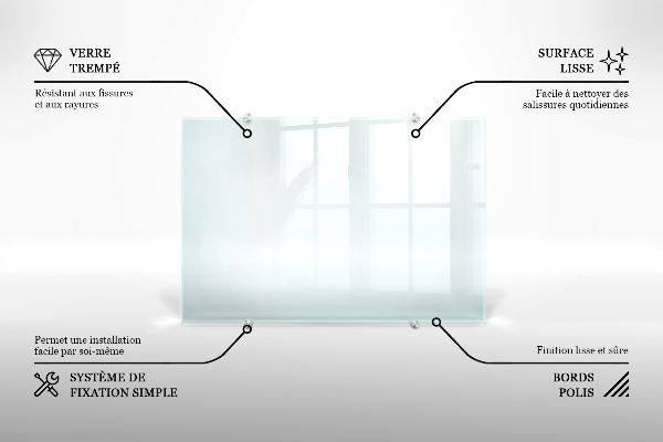 Stenska obloga za kuhinjo prozoren 100x30 cm