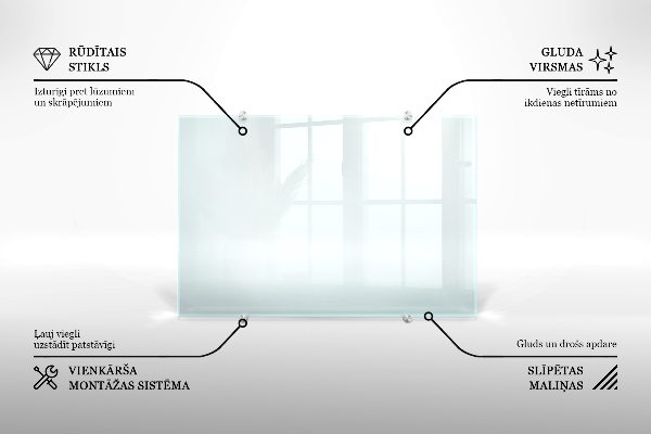 Stenska obloga za kuhinjo prozoren 100x30 cm