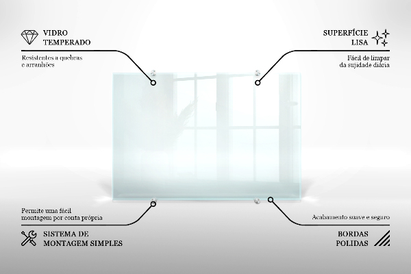 Stenska obloga za kuhinjo prozoren 100x30 cm