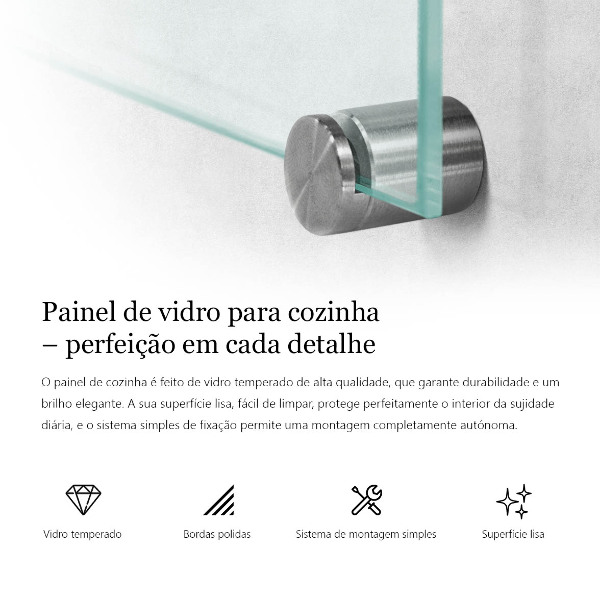 Stenska obloga za kuhinjo prozoren 100x30 cm