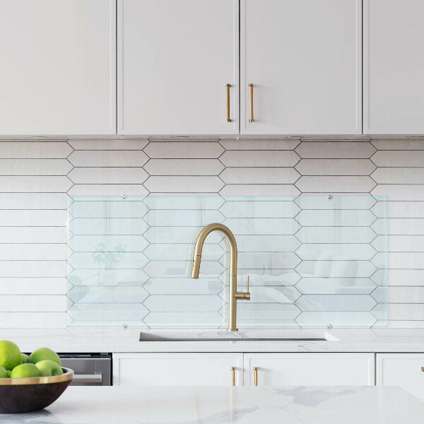 Kuhinjska obloga prozoren 125x50 cm