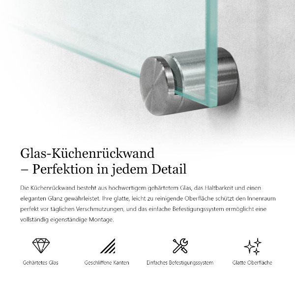 Stenska plošča za kuhinjo prozoren 140x70 cm